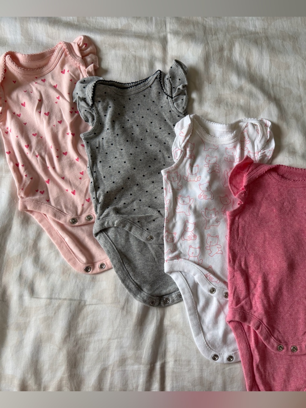 4 Baby Gap onesies 0-3 months